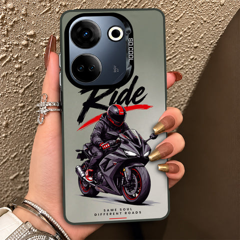 Tecno Camon 20 Cover - Beyond The Asphalt Series - Lightweight Frosted Pearl Finish Anti-Fingerprint Shockproof Soft Borders Case