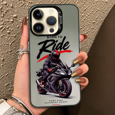 iPhone 14 Pro Max Cover - Beyond The Asphalt Series - Lightweight Frosted Pearl Finish Anti-Fingerprint Shockproof Soft Borders Case