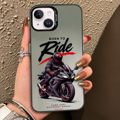 iPhone 14 Plus Cover - Beyond The Asphalt Series - Lightweight Frosted Pearl Finish Anti-Fingerprint Shockproof Soft Borders Case