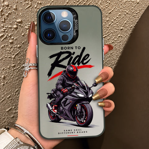 iPhone 12 Pro Max Cover - Beyond The Asphalt Series - Lightweight Frosted Pearl Finish Anti-Fingerprint Shockproof Soft Borders Case