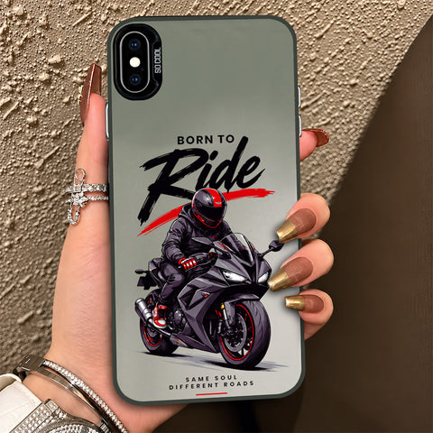 iPhone XS Max Cover - Beyond The Asphalt Series - Lightweight Frosted Pearl Finish Anti-Fingerprint Shockproof Soft Borders Case