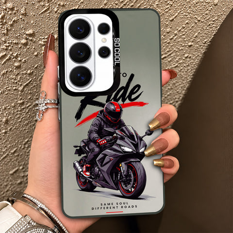 Samsung Galaxy S26 Ultra Cover - Beyond The Asphalt Series - Lightweight Frosted Pearl Finish Anti-Fingerprint Shockproof Soft Borders Case
