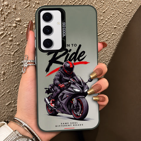 Samsung Galaxy S24 Cover - Beyond The Asphalt Series - Lightweight Frosted Pearl Finish Anti-Fingerprint Shockproof Soft Borders Case
