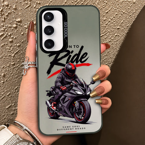Samsung Galaxy S23 FE Cover - Beyond The Asphalt Series - Lightweight Frosted Pearl Finish Anti-Fingerprint Shockproof Soft Borders Case