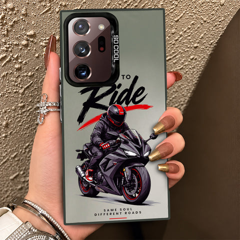 Samsung Galaxy Note 20 Ultra Cover - Beyond The Asphalt Series - Lightweight Frosted Pearl Finish Anti-Fingerprint Shockproof Soft Borders Case