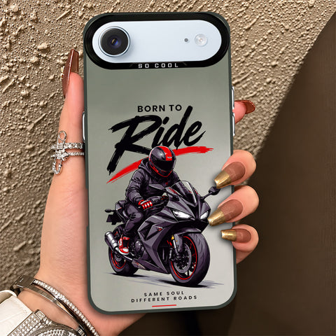 iPhone 17 Air Cover - Beyond The Asphalt Series - Lightweight Frosted Pearl Finish Anti-Fingerprint Shockproof Soft Borders Case