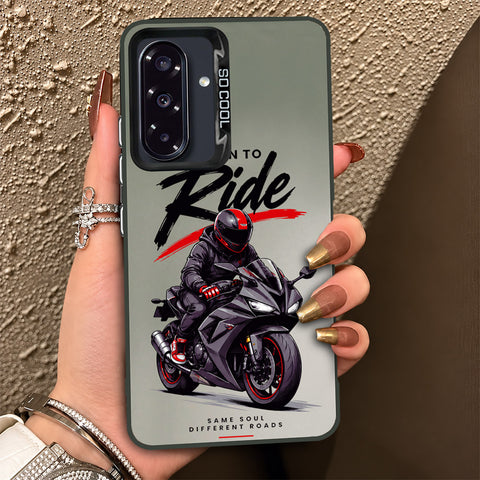 Samsung Galaxy A36 Cover - Beyond The Asphalt Series - Lightweight Frosted Pearl Finish Anti-Fingerprint Shockproof Soft Borders Case
