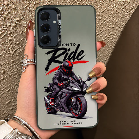 Samsung Galaxy A35 Cover - Beyond The Asphalt Series - Lightweight Frosted Pearl Finish Anti-Fingerprint Shockproof Soft Borders Case