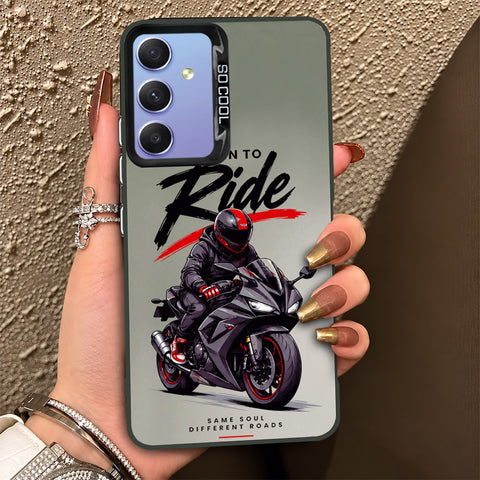 Samsung Galaxy A34 5G Cover - Beyond The Asphalt Series - Lightweight Frosted Pearl Finish Anti-Fingerprint Shockproof Soft Borders Case