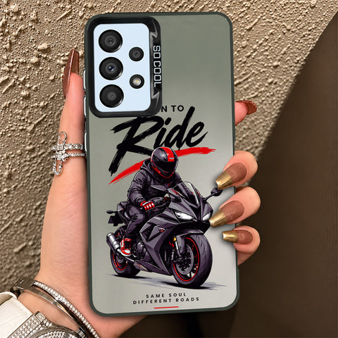 Samsung Galaxy A33 5G Cover - Beyond The Asphalt Series - Lightweight Frosted Pearl Finish Anti-Fingerprint Shockproof Soft Borders Case