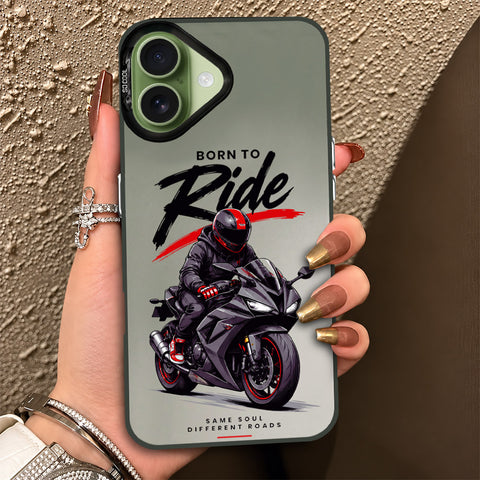 iPhone 17 Cover - Beyond The Asphalt Series - Lightweight Frosted Pearl Finish Anti-Fingerprint Shockproof Soft Borders Case