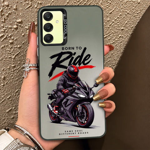 Samsung Galaxy A25 5G Cover - Beyond The Asphalt Series - Lightweight Frosted Pearl Finish Anti-Fingerprint Shockproof Soft Borders Case