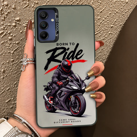 Samsung Galaxy A15 5G Cover - Beyond The Asphalt Series - Lightweight Frosted Pearl Finish Anti-Fingerprint Shockproof Soft Borders Case