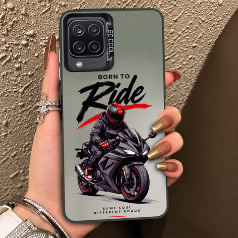 Samsung Galaxy A12 Cover - Beyond The Asphalt Series - Lightweight Frosted Pearl Finish Anti-Fingerprint Shockproof Soft Borders Case