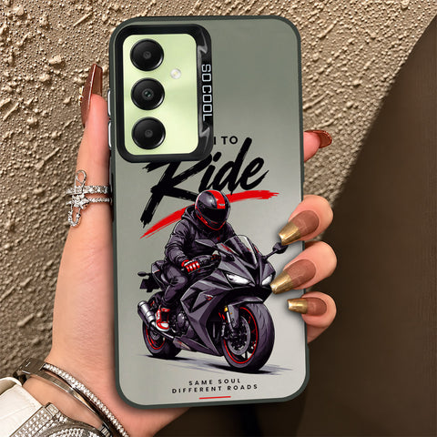 Samsung Galaxy F14 4G Cover - Beyond The Asphalt Series - Lightweight Frosted Pearl Finish Anti-Fingerprint Shockproof Soft Borders Case