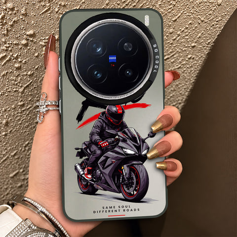 Vivo X200 Pro Cover - Beyond The Asphalt Series - Lightweight Frosted Pearl Finish Anti-Fingerprint Shockproof Soft Borders Case