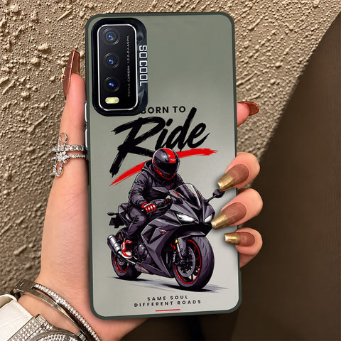 Vivo Y20T Cover - Beyond The Asphalt Series - Lightweight Frosted Pearl Finish Anti-Fingerprint Shockproof Soft Borders Case