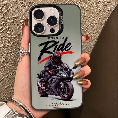 iPhone 16 Pro Cover - Beyond The Asphalt Series - Lightweight Frosted Pearl Finish Anti-Fingerprint Shockproof Soft Borders Case