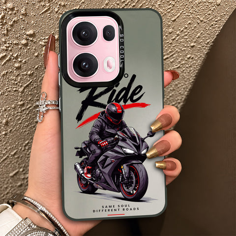 Oppo Reno 13 Pro Cover - Beyond The Asphalt Series - Lightweight Frosted Pearl Finish Anti-Fingerprint Shockproof Soft Borders Case