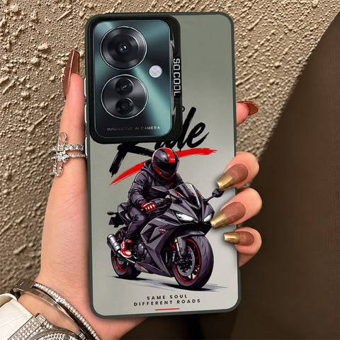 Oppo Reno 11F 5G Cover - Beyond The Asphalt Series - Lightweight Frosted Pearl Finish Anti-Fingerprint Shockproof Soft Borders Case