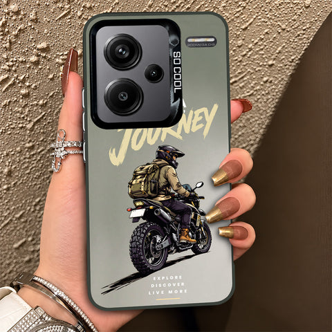 Xiaomi Redmi Note 13 Pro Plus 5G XFF Edition Cover - Beyond The Asphalt Series - Lightweight Frosted Pearl Finish Anti-Fingerprint Shockproof Soft Borders Case