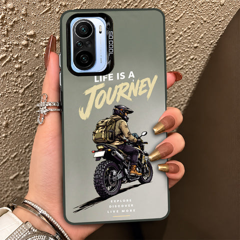 Xiaomi Redmi K40 Pro Cover - Beyond The Asphalt Series - Lightweight Frosted Pearl Finish Anti-Fingerprint Shockproof Soft Borders Case