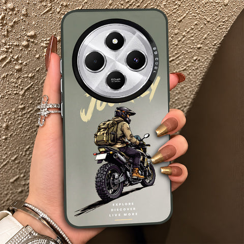 Xiaomi Redmi A4 Cover - Beyond The Asphalt Series - Lightweight Frosted Pearl Finish Anti-Fingerprint Shockproof Soft Borders Case