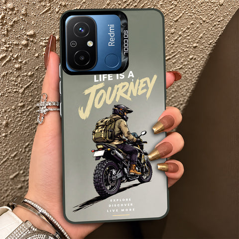 Xiaomi Poco C55 Cover - Beyond The Asphalt Series - Lightweight Frosted Pearl Finish Anti-Fingerprint Shockproof Soft Borders Case