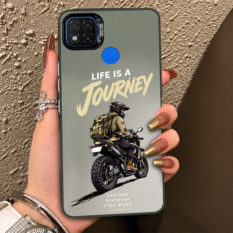 Xiaomi Redmi 9C Cover - Beyond The Asphalt Series - Lightweight Frosted Pearl Finish Anti-Fingerprint Shockproof Soft Borders Case