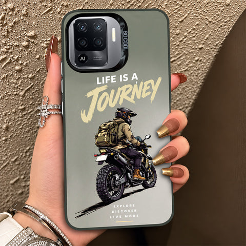 Oppo Reno 5 Lite Cover - Beyond The Asphalt Series - Lightweight Frosted Pearl Finish Anti-Fingerprint Shockproof Soft Borders Case