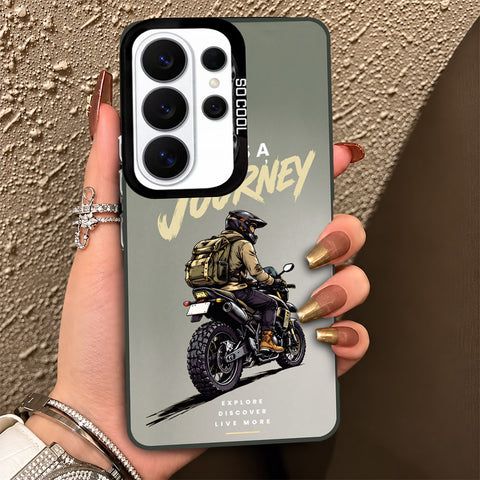 Samsung Galaxy S26 Ultra Cover - Beyond The Asphalt Series - Lightweight Frosted Pearl Finish Anti-Fingerprint Shockproof Soft Borders Case