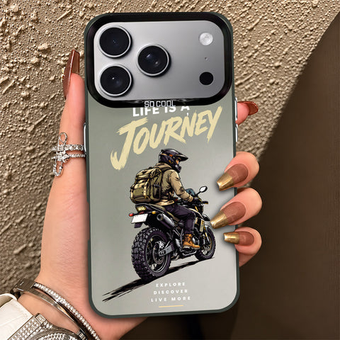 iPhone 17 Pro Max Cover - Beyond The Asphalt Series - Lightweight Frosted Pearl Finish Anti-Fingerprint Shockproof Soft Borders Case