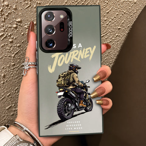 Samsung Galaxy Note 20 Ultra Cover - Beyond The Asphalt Series - Lightweight Frosted Pearl Finish Anti-Fingerprint Shockproof Soft Borders Case