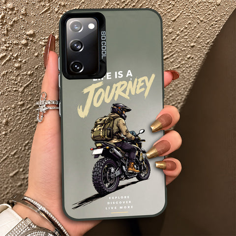 Samsung Galaxy S20 FE Cover - Beyond The Asphalt Series - Lightweight Frosted Pearl Finish Anti-Fingerprint Shockproof Soft Borders Case