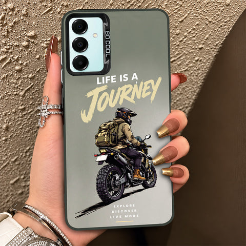 Samsung Galaxy A16 5G Cover - Beyond The Asphalt Series - Lightweight Frosted Pearl Finish Anti-Fingerprint Shockproof Soft Borders Case
