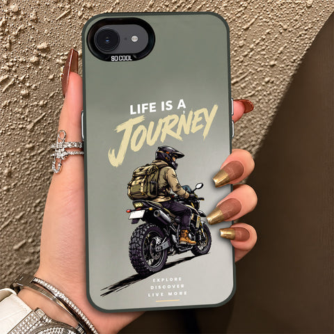 iPhone 17e Cover - Beyond The Asphalt Series - Lightweight Frosted Pearl Finish Anti-Fingerprint Shockproof Soft Borders Case