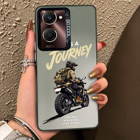 vivo Z5 Cover - Beyond The Asphalt Series - Lightweight Frosted Pearl Finish Anti-Fingerprint Shockproof Soft Borders Case