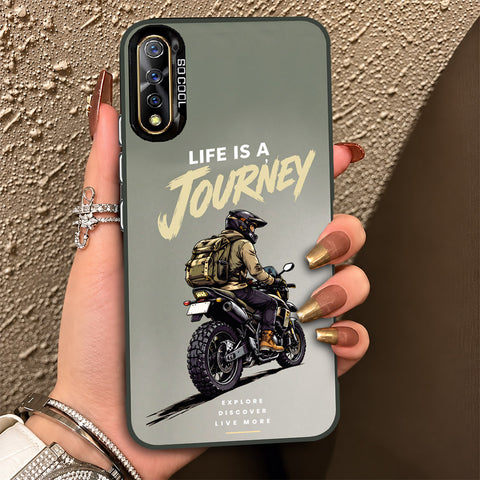 vivo iQOO Neo Cover - Beyond The Asphalt Series - Lightweight Frosted Pearl Finish Anti-Fingerprint Shockproof Soft Borders Case
