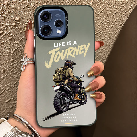 Oppo Reno 15c Cover - Beyond The Asphalt Series - Lightweight Frosted Pearl Finish Anti-Fingerprint Shockproof Soft Borders Case