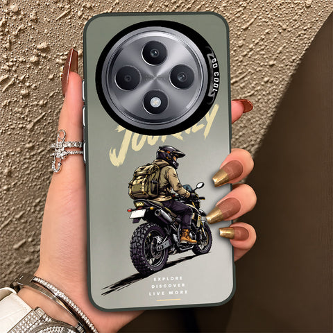 Oppo Reno 12F Cover - Beyond The Asphalt Series - Lightweight Frosted Pearl Finish Anti-Fingerprint Shockproof Soft Borders Case