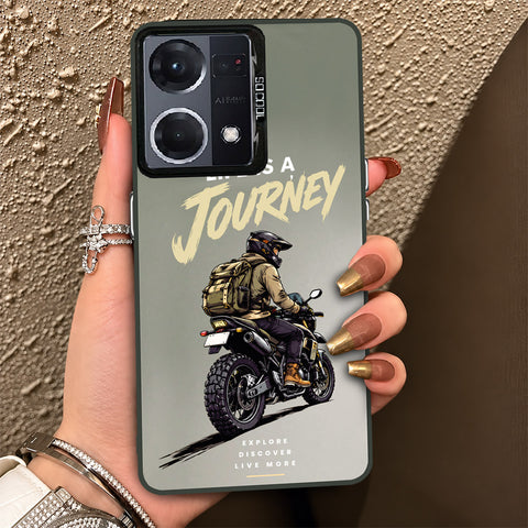Oppo F21 Pro 4G Cover - Beyond The Asphalt Series - Lightweight Frosted Pearl Finish Anti-Fingerprint Shockproof Soft Borders Case