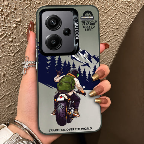 Xiaomi Redmi Note 13 Pro Plus 5G XFF Edition Cover - Beyond The Asphalt Series - Lightweight Frosted Pearl Finish Anti-Fingerprint Shockproof Soft Borders Case