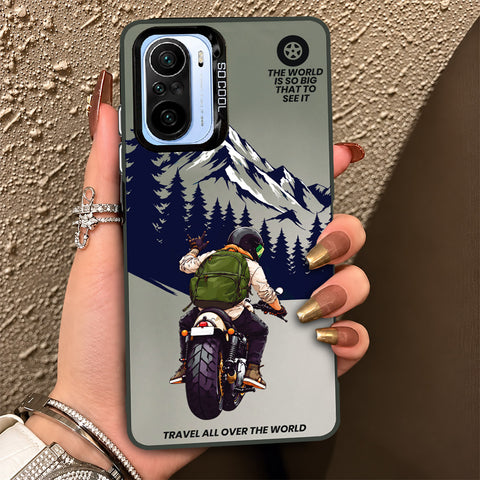 Xiaomi Redmi K40 Pro Cover - Beyond The Asphalt Series - Lightweight Frosted Pearl Finish Anti-Fingerprint Shockproof Soft Borders Case