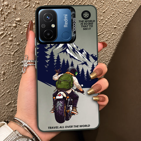 Xiaomi Poco C55 Cover - Beyond The Asphalt Series - Lightweight Frosted Pearl Finish Anti-Fingerprint Shockproof Soft Borders Case