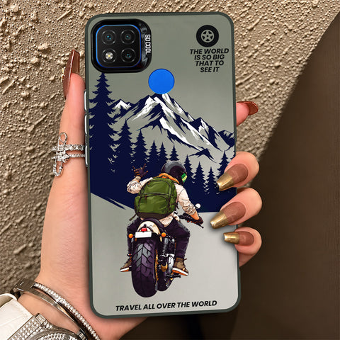 Xiaomi Redmi 9C Cover - Beyond The Asphalt Series - Lightweight Frosted Pearl Finish Anti-Fingerprint Shockproof Soft Borders Case