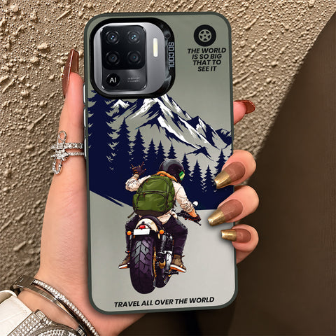 Oppo Reno 5 Lite Cover - Beyond The Asphalt Series - Lightweight Frosted Pearl Finish Anti-Fingerprint Shockproof Soft Borders Case
