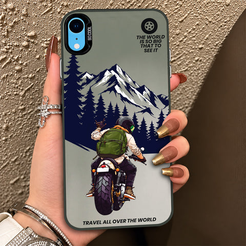 iPhone XR Cover - Beyond The Asphalt Series - Lightweight Frosted Pearl Finish Anti-Fingerprint Shockproof Soft Borders Case