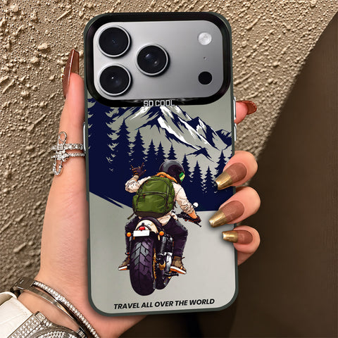 iPhone 17 Pro Max Cover - Beyond The Asphalt Series - Lightweight Frosted Pearl Finish Anti-Fingerprint Shockproof Soft Borders Case