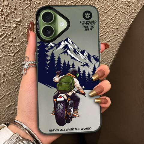 iPhone 17 Cover - Beyond The Asphalt Series - Lightweight Frosted Pearl Finish Anti-Fingerprint Shockproof Soft Borders Case
