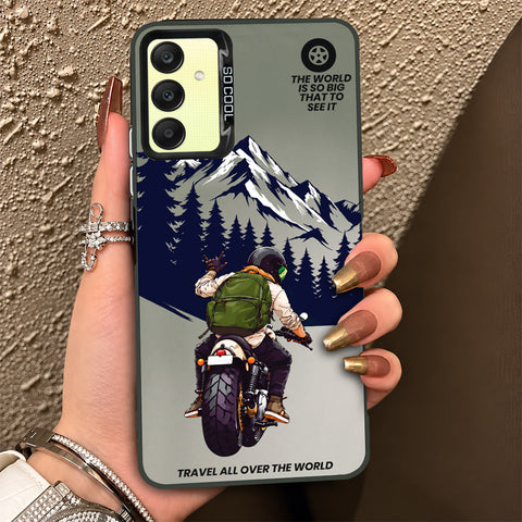 Samsung Galaxy A25 5G Cover - Beyond The Asphalt Series - Lightweight Frosted Pearl Finish Anti-Fingerprint Shockproof Soft Borders Case
